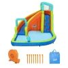 hogo_turbo_splash_water_z_6.webp Bestway Mega Water Parks-H2OGO! Turbo Splash Water Zone Child Inflatable Water Park, 12' 10" Long