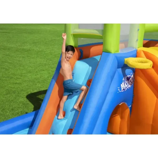 Bestway Mega Water Parks-H2OGO! Wild Tide Kids Inflatable Water Park 8’8”