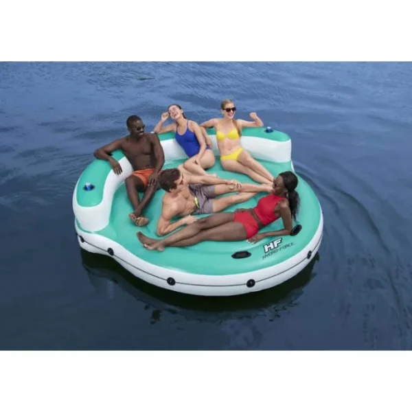 Bestway Islands-Hydro-Force Kick Back 5-Person Inflatable Party Island 9’