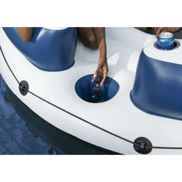 Bestway Islands-Hydro-Force Lazy Dayz 4-Person Inflatable Party Island 7’10”