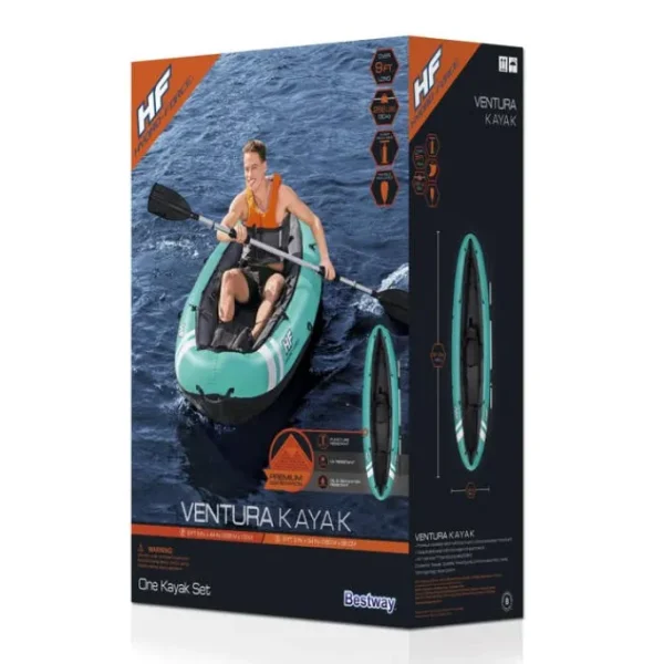 Bestway Kayaks-Hydro-Force Ventura Inflatable Kayak Set
