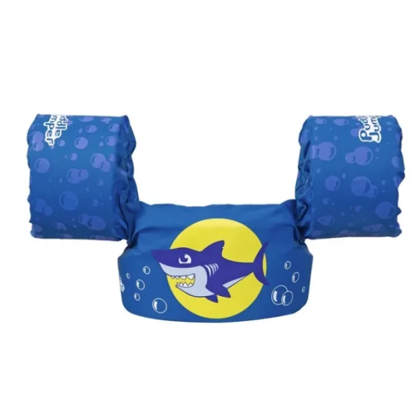 Bestway Puddle Jumper Life Jackets-Puddle Jumper Blue Fabric Kids Swim Flotation Vest with Armbands
