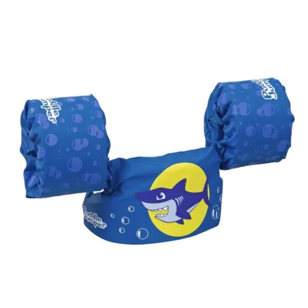 Bestway Puddle Jumper Life Jackets-Puddle Jumper Blue Fabric Kids Swim Flotation Vest with Armbands