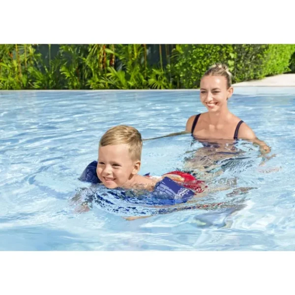 Bestway Puddle Jumper Life Jackets-Puddle Jumper Deluxe Fabric Kids Swim Vest with Armbands
