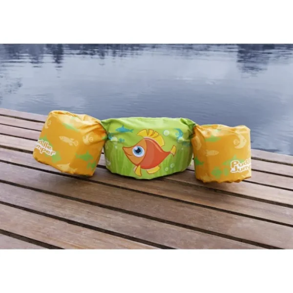 Bestway Puddle Jumper Life Jackets-Puddle Jumper Fabric Kids Deluxe Swim Vest with Armbands