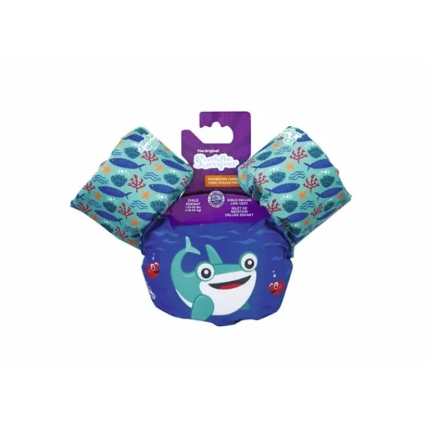 Bestway Puddle Jumper Life Jackets-Puddle Jumper Fabric Kids Deluxe Swim Vest with Armbands