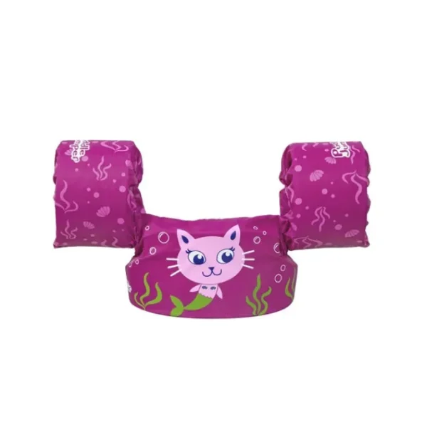 Bestway Puddle Jumper Life Jackets-Puddle Jumper Purple Fabric Kids Deluxe Swim Vest with Armbands