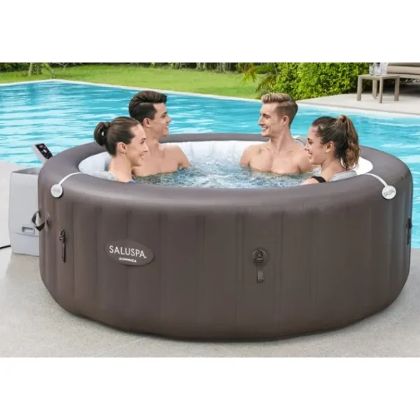 Bestway Energysense | Hydrojet-SaluSpa Dominica EnergySense Smart HydroJet Inflatable Hot Tub with App Control 4-6 person