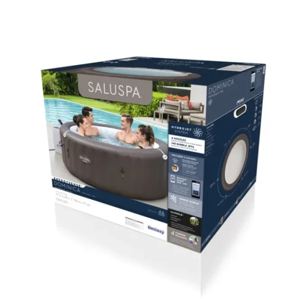 Bestway Energysense | Hydrojet-SaluSpa Dominica EnergySense Smart HydroJet Inflatable Hot Tub with App Control 4-6 person