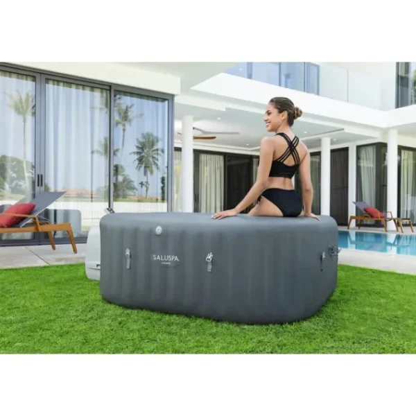 Bestway Hydrojet Pro | Hydrojet-SaluSpa Hawaii HydroJet Pro Inflatable Hot Tub with App Control 4-6 person