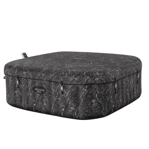 Bestway Energysense | Airjet-SaluSpa Hermosa Energy-Efficient Smart AirJet Inflatable Hot Tub with App Control 5-7 person, Black Marble