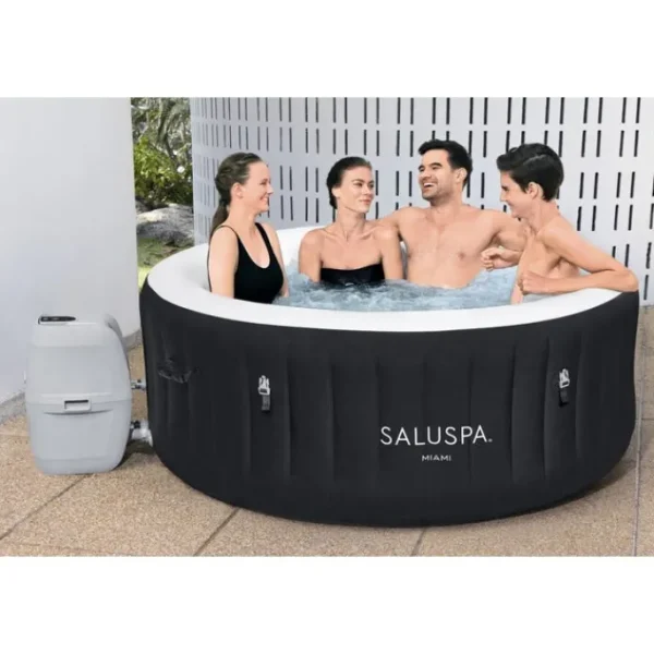 Bestway Energysense | Airjet-SaluSpa Miami EnergySense AirJet Inflatable Hot Tub Spa 2-4 person