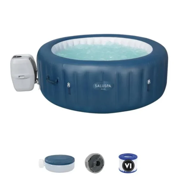Bestway Airjet Plus | Airjet-SaluSpa Milan AirJet Plus Inflatable Hot Tub with App Control 4-6 person