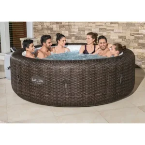 Bestway Energysense-SaluSpa St. Moritz EnergySense Smart Signature AirJet Inflatable Hot Tub with App-Control 5-7 person