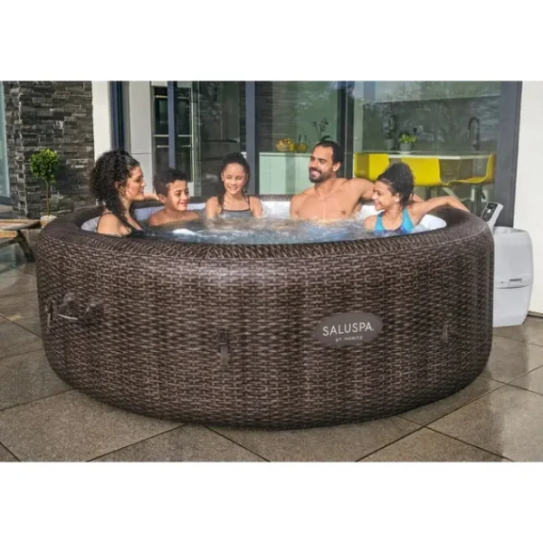 Bestway Energysense-SaluSpa St. Moritz EnergySense Smart Signature AirJet Inflatable Hot Tub with App-Control 5-7 person