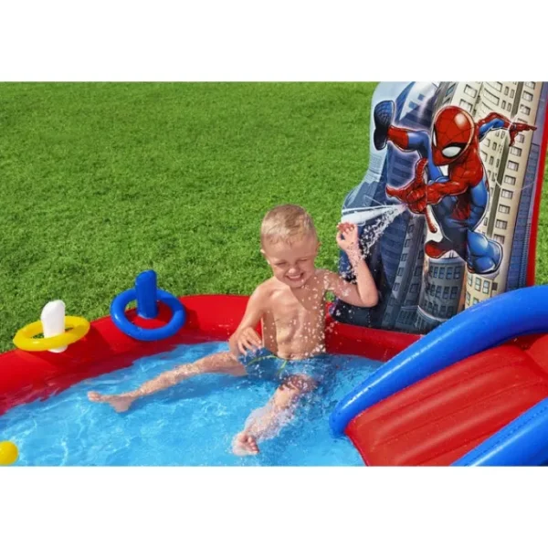 Bestway Play Centers-Spider-Man Inflatable Kids Water Play Center