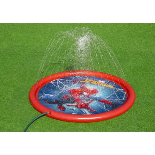 spiderman_quot_child_lawn_5.webp Bestway Sprinklers-Spider-Man 65" Child Lawn Sprinkler Splash Pad, Ages 2+