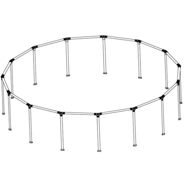 Bestway Pool Frames-15' x 42" Above Ground Pool Frame (1 of 2)